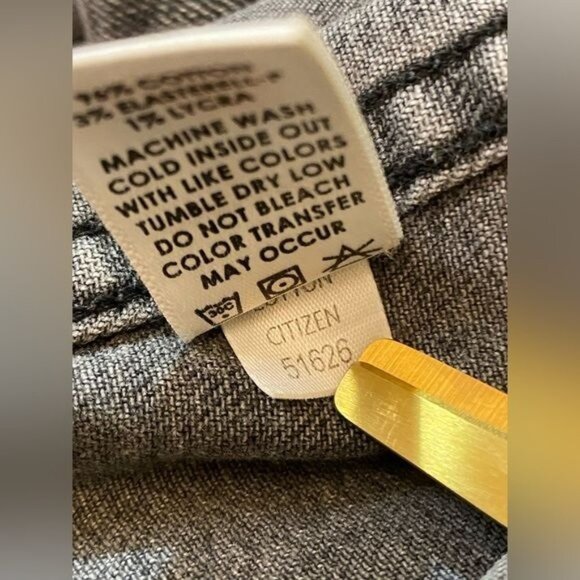 NWOT Cotton Citizen Denim Trucker Jacket Washed Grey - Picture 4 of 5